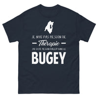 Thumbnail for T-shirt Bugey marine - Je n'ai pas besoin de thérapie