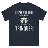 Thumbnail for T-shirt Périgord marine - Le Périgourdin adore manger