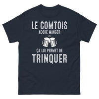 Thumbnail for T-shirt Comtois marine - Joie de vivre et gastronomie