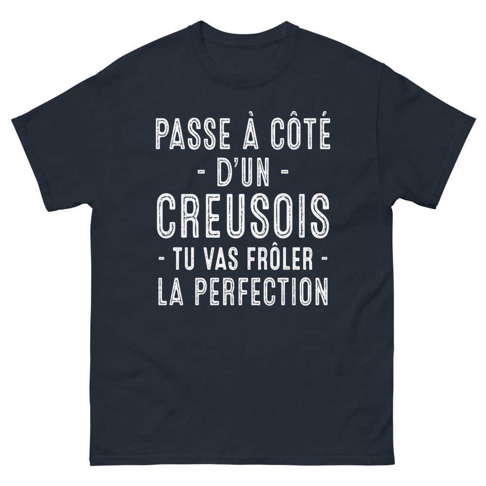 T-shirt Creuse marine - Ne passe pas à côté d'un Creusois