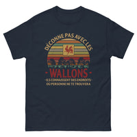 Thumbnail for T-shirt Wallon marine - Déconne Pas Avec les Wallons