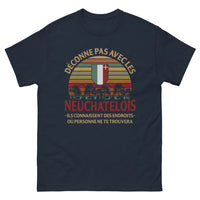 Thumbnail for T-shirt Neuchâtel marine - Ne déconne pas avec eux !