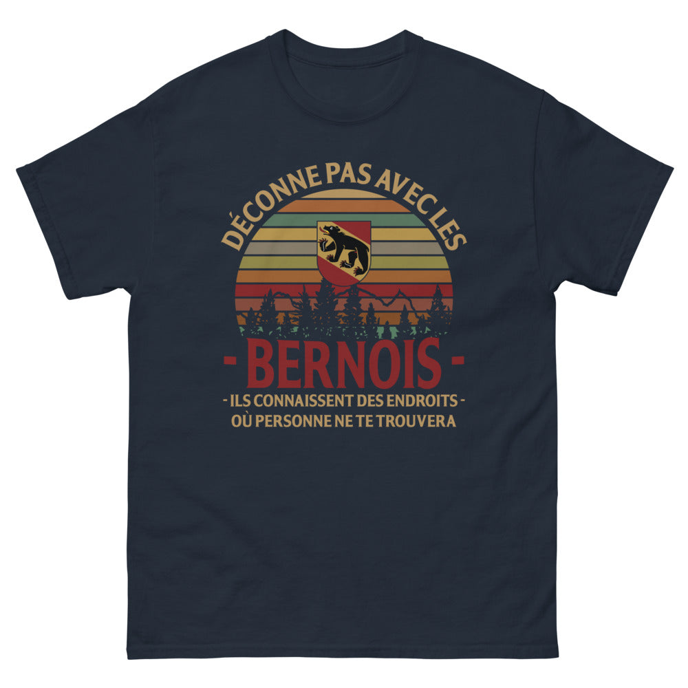 T-shirt Bernois marine - Ne Déconne Pas Avec Les Bernois