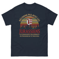 Thumbnail for T-shirt Jurassien marine - Ne déconnez pas avec les Jurassiens
