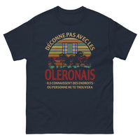 Thumbnail for T-shirt Oléron marine - Ne déconnons pas avec les Oléronais