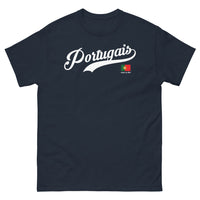 Thumbnail for T-shirt Portugal bleu marine - Porté avec fierté et humour