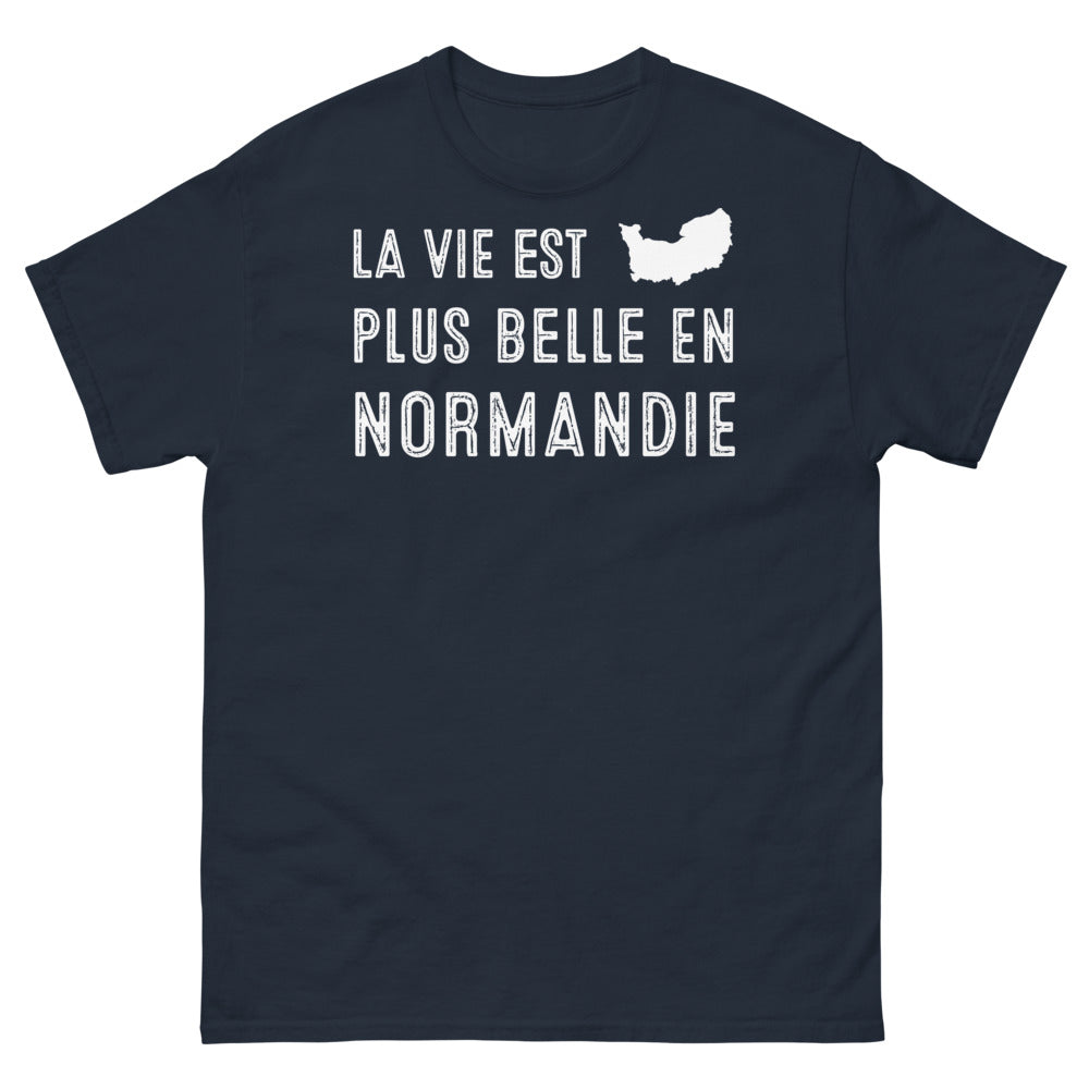 T-shirt Normandie marine - La Vie est Plus Belle