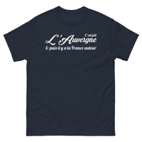 Thumbnail for T-shirt Auvergne marine - L'Auvergne c'est joli, humour et fierté