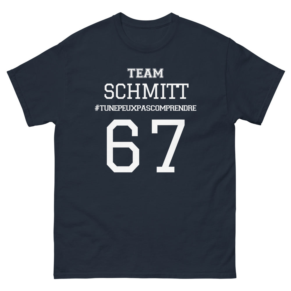 T-shirt Schmitt noir dos - Vous ne pouvez pas comprendre