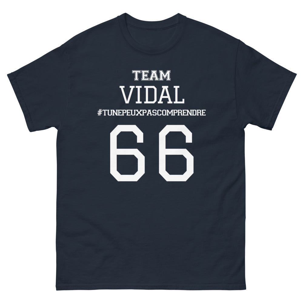 T-shirt Provence marine - Team Vidal, humour local