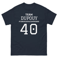 Thumbnail for T-shirt Dupouy noir dos - Si tu ne comprends pas, tu ne peux pas!