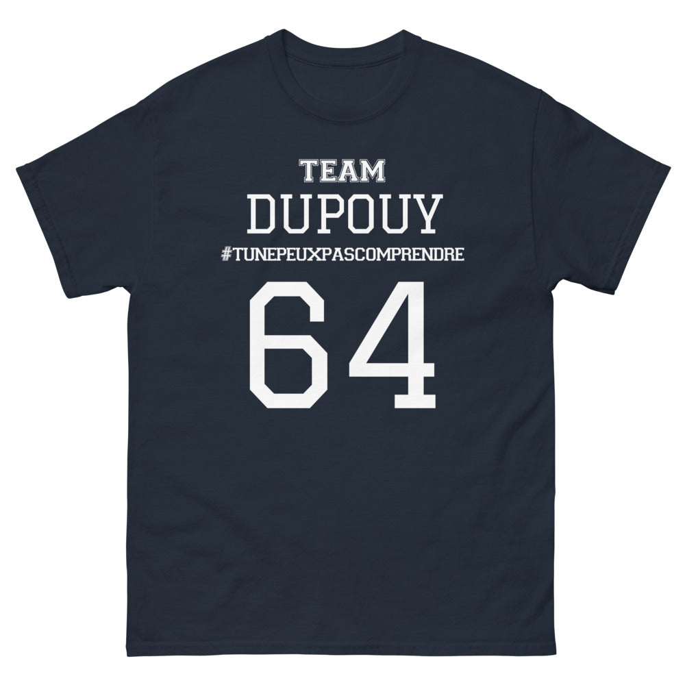 T-shirt Team Dupouy marine - L'équipe qu'on ne peut comprendre