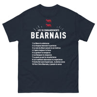 Thumbnail for T-shirt Béarn marine - 10 Commandements des traditions locales