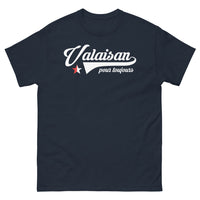 Thumbnail for T-shirt Valaisan marine - hommage aux montagnes valaisannes