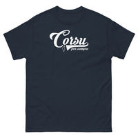 Thumbnail for T-shirt Corsica blu marino - Corsu Per Sempre con humor