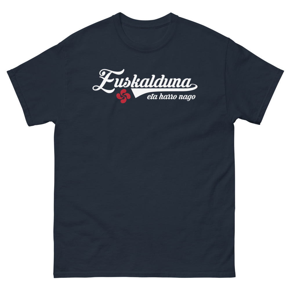 T-shirt Basque marine - Fier d'être Euskalduna