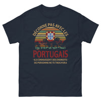 Thumbnail for T-shirt Portugal marine - Déconne pas avec les Portugais
