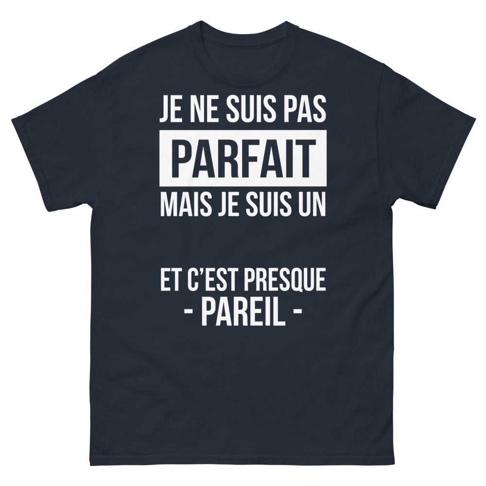 T-shirt Bretagne marine - Je ne suis pas parfait, mais Breton