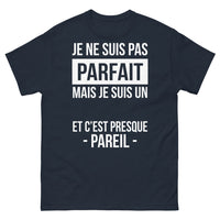 Thumbnail for T-shirt Bretagne marine - Je ne suis pas parfait, mais Breton