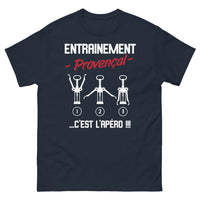 Thumbnail for T-shirt Provence marine - Entraînement à l'apéro humoristique