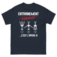 Thumbnail for T-shirt Valais marine - C'est l'apéro ! design convivial