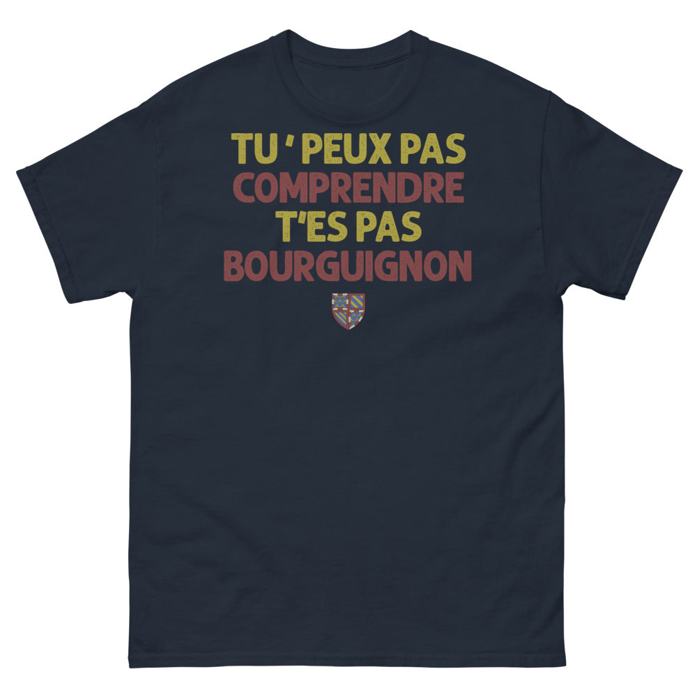 T-shirt Bourgogne marine - Tu ne peux pas comprendre