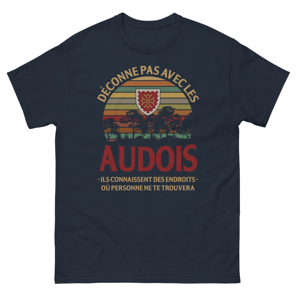 T-shirt Audois marine - Déconne pas avec les Audois