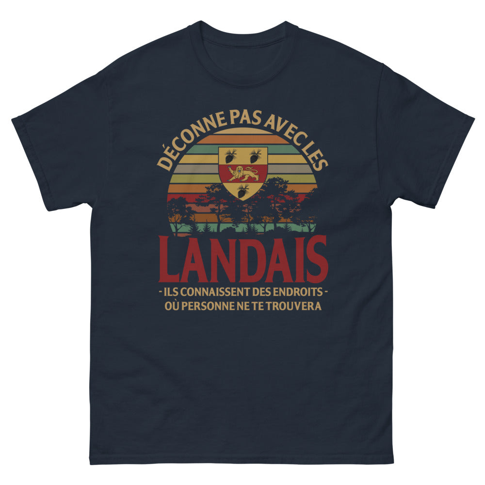 T-shirt Landes marine - Les Landais savent où te cacher