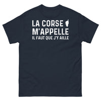Thumbnail for T-shirt Corse marine - La Corse m'appelle, il faut que j'y aille