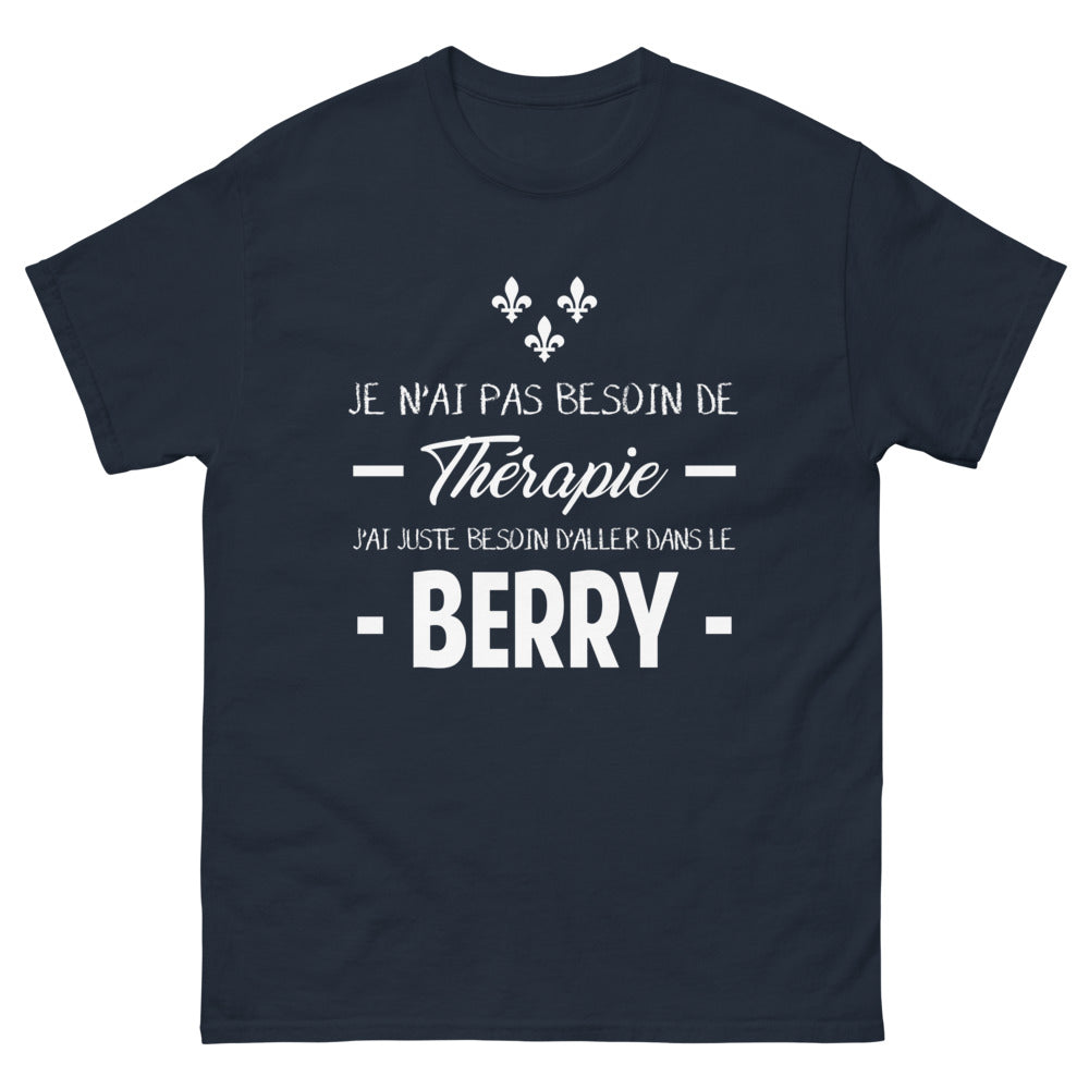 T-shirt Berry marine - Pas besoin de thérapie