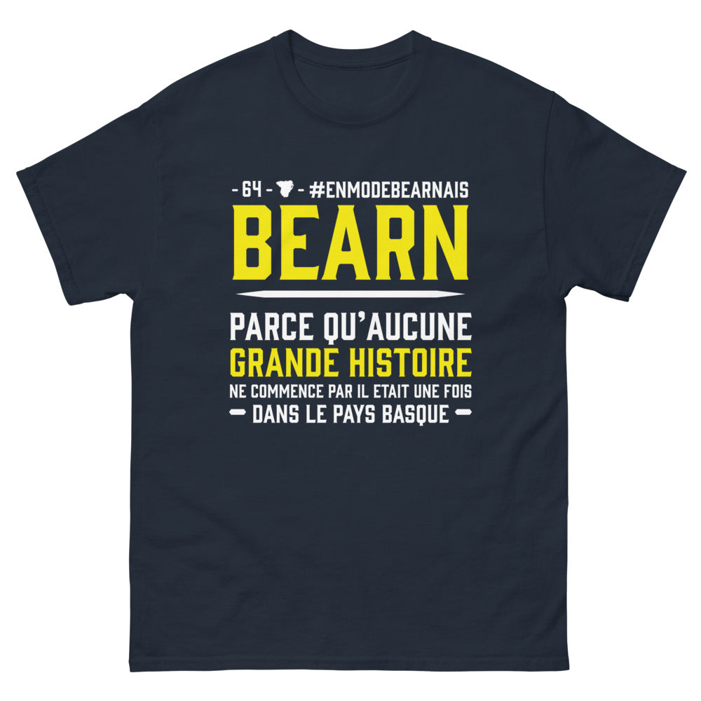 T-shirt Béarnais marine - Il était une fois dans le Pays Basque