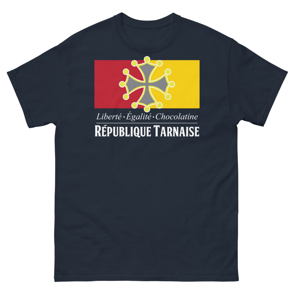 T-shirt Tarn noir dos - Liberté, Égalité, Chocolatine