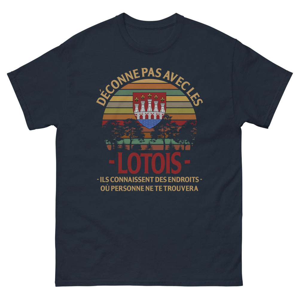 T-shirt Lot marine - Déconne pas avec le Lot