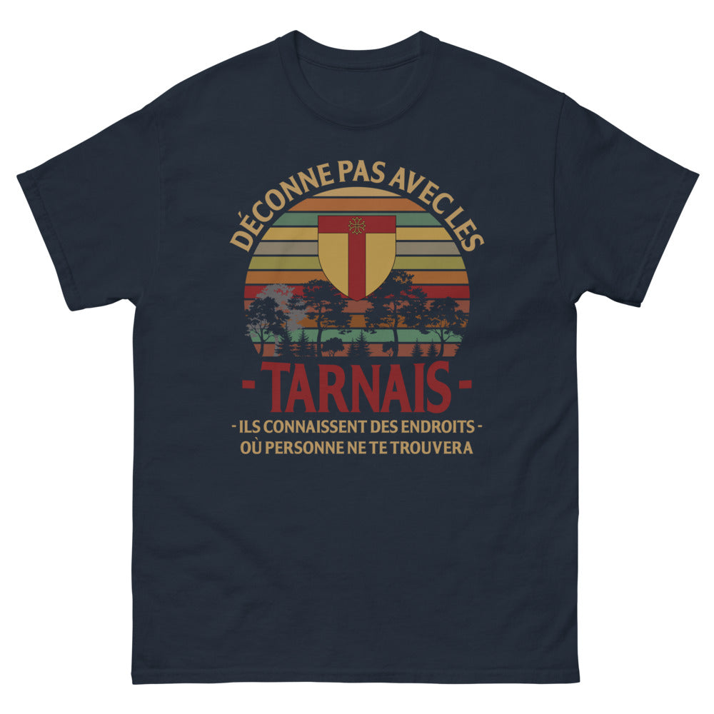 T-shirt Tarn marine - Déconne pas avec les Tarnais