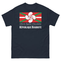 Thumbnail for T-shirt Biarritz marine - Liberté Égalité Chocolatine