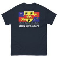 Thumbnail for T-shirt Landes marine - Liberté Égalité Chocolatine