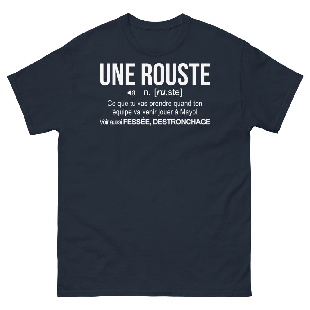 T-shirt Rugby Toulon marine - Une rouste n'est rien à côté