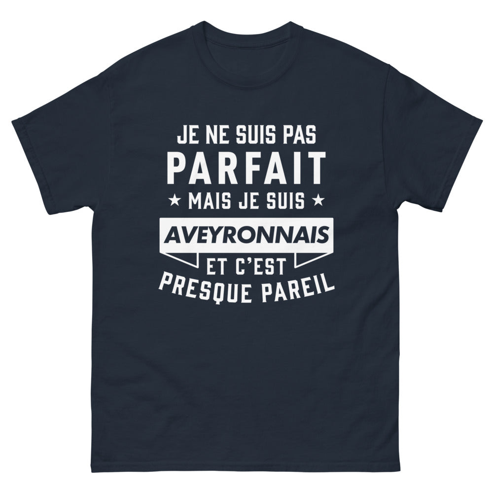 T-shirt Aveyron marine - Presque parfait pour les Aveyronnais