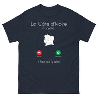 Thumbnail for T-shirt Côte d'Ivoire marine - La Côte d'Ivoire m'appelle