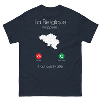 Thumbnail for T-shirt Belgique marine - La Belgique m'appelle, il faut y aller