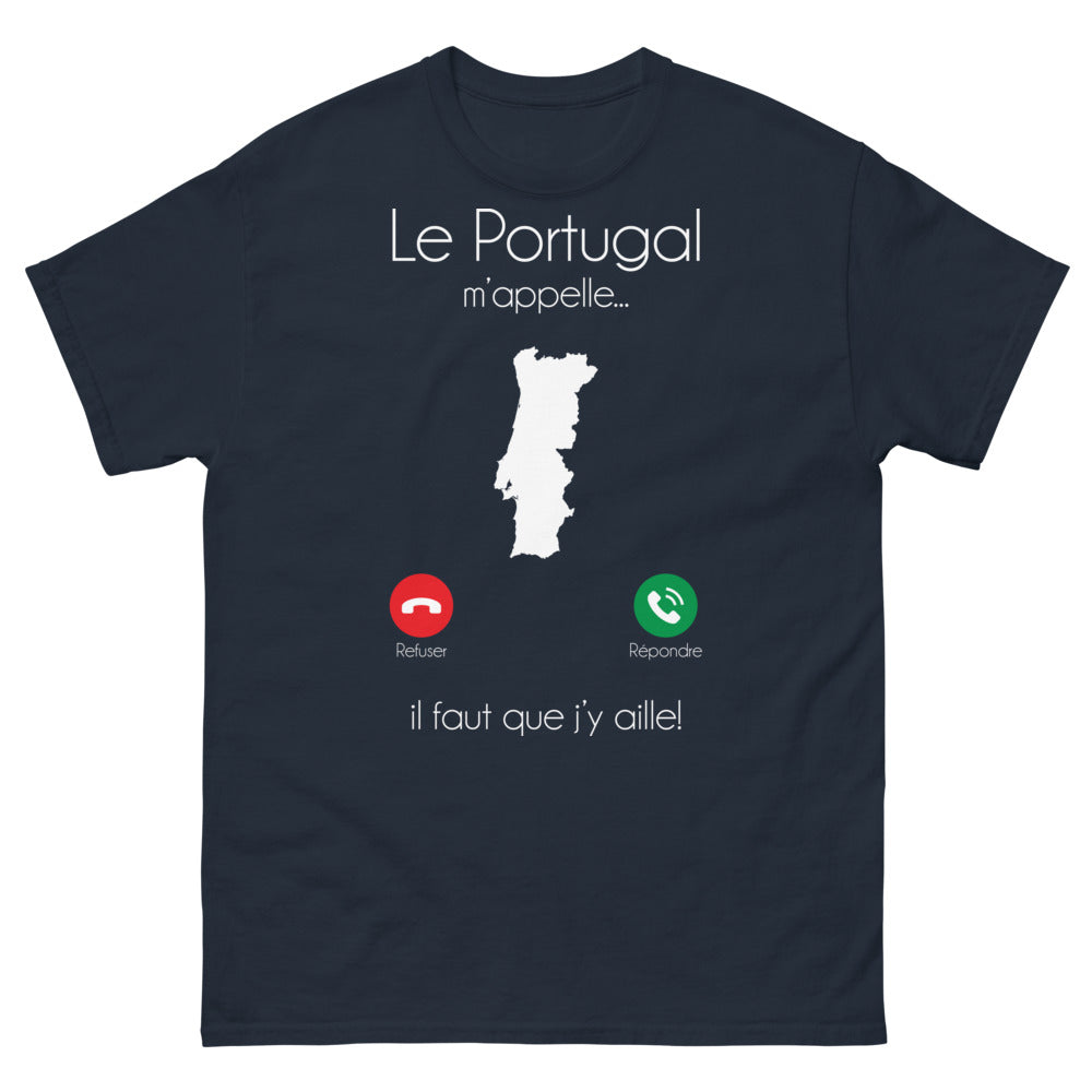 T-shirt Portugal marine - Le Portugal m'appelle