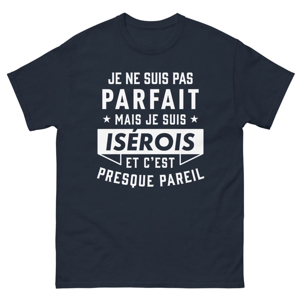 T-shirt Isérois marine - Fier de mes racines !