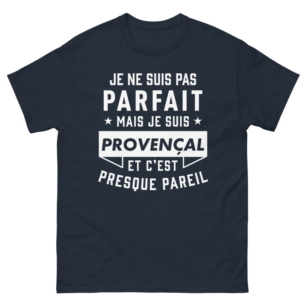 T-shirt Provence marine - Je ne suis pas parfait, mais je suis Provençal
