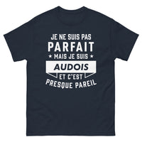 Thumbnail for T-shirt Audois marine - Je ne suis pas parfait mais presque