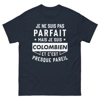 Thumbnail for T-shirt Colombien marine - Je ne suis pas parfait mais je suis Colombien