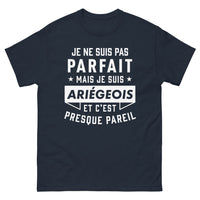 Thumbnail for T-shirt Ariège marine - Je ne suis pas parfait mais je suis Ariégeois