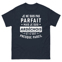 Thumbnail for T-shirt Ardèche marine - Je ne suis pas parfait mais je suis Ardéchois