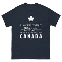 Thumbnail for T-shirt Canada marine - Je n'ai pas besoin de thérapie
