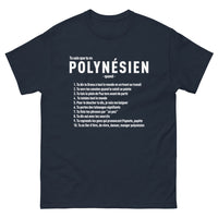 Thumbnail for T-shirt Polynésie marine - Tu sais que tu es Polynésien...