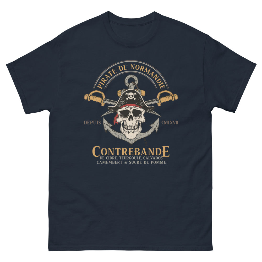 T-shirt Normandie marine - Pirate depuis CMLXVII